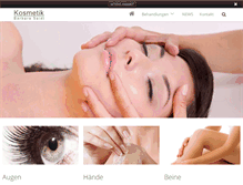 Tablet Screenshot of beautifulskin.at
